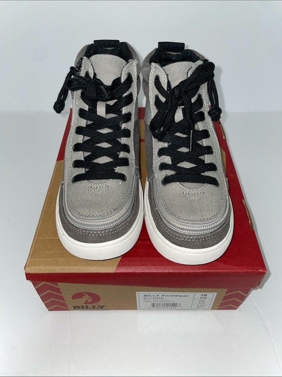 Billy Other - Kids Casual High-Top Sneakers in Gray and Black
